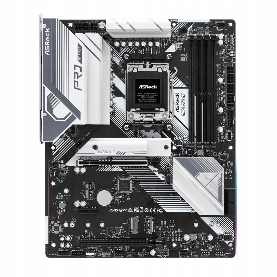 Doska ASrock B650 Pro Rs /amd B650/DDR5/SATA3/M.2/ PCIe4.0/AM5/ATX