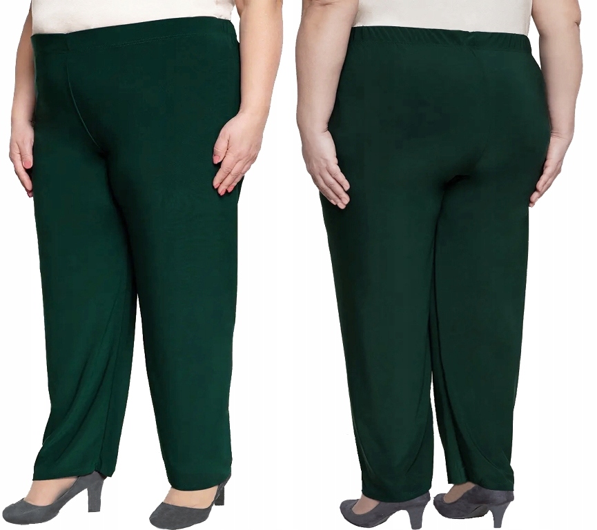Spodnie wygodne, lejące, zieleń, ITY 2XL - 50 / 52 Fason proste