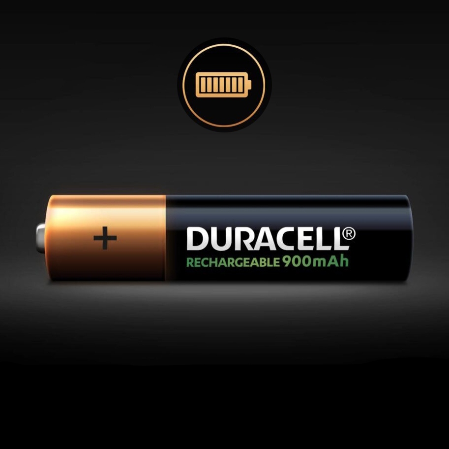AKUMULATORKI Baterie DURACELL R03 AAA 900mAh 4x Kod producenta DX2400