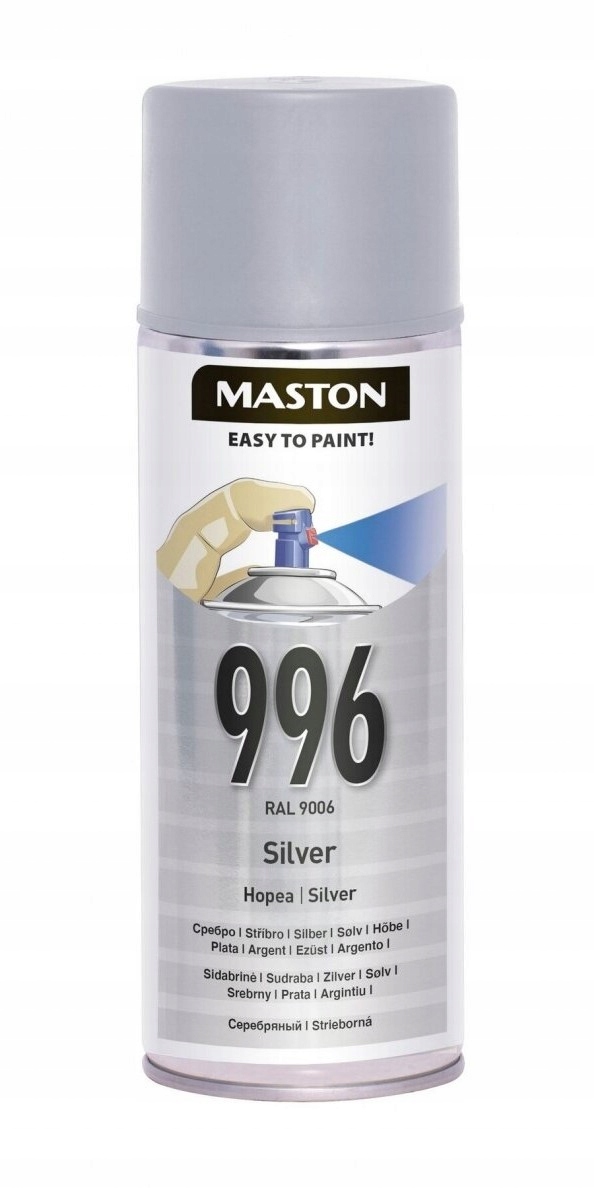Maston Spray Farba Ral 9006 Srebrny 400ml