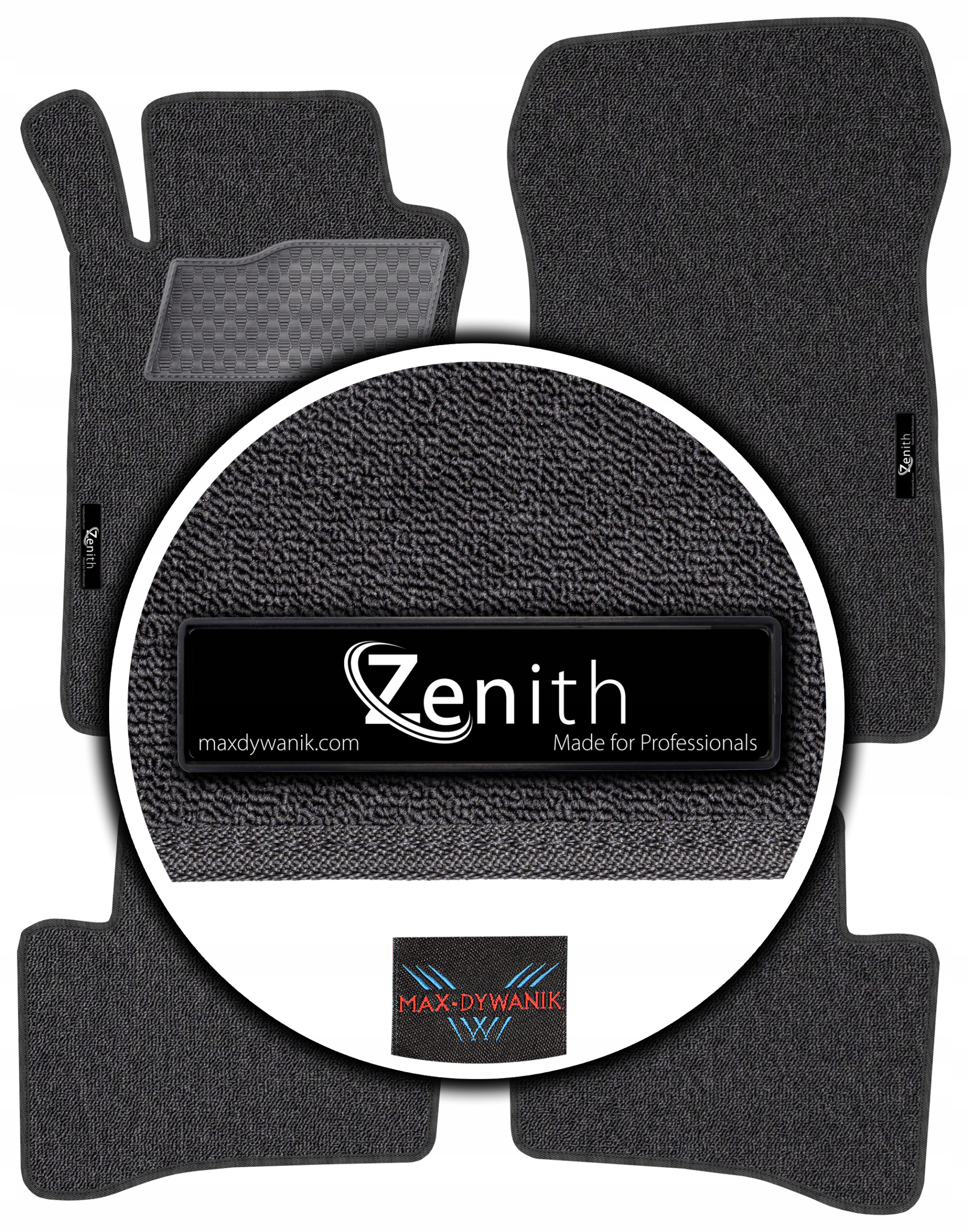 Mercedes Clk C208 Cp 1997-2002 Velurové koberce do auta Zenith Air Mats