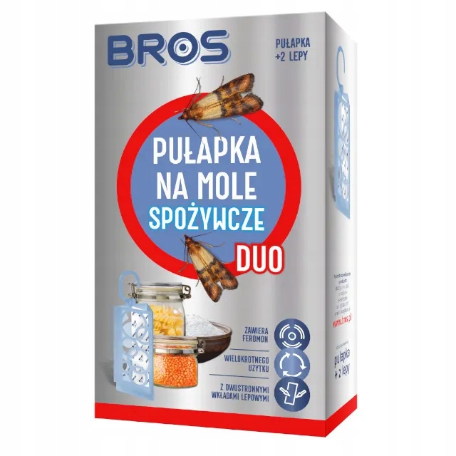 

Bros Pułapka na mole odzieżowe Duo 2 wkłady, 1op