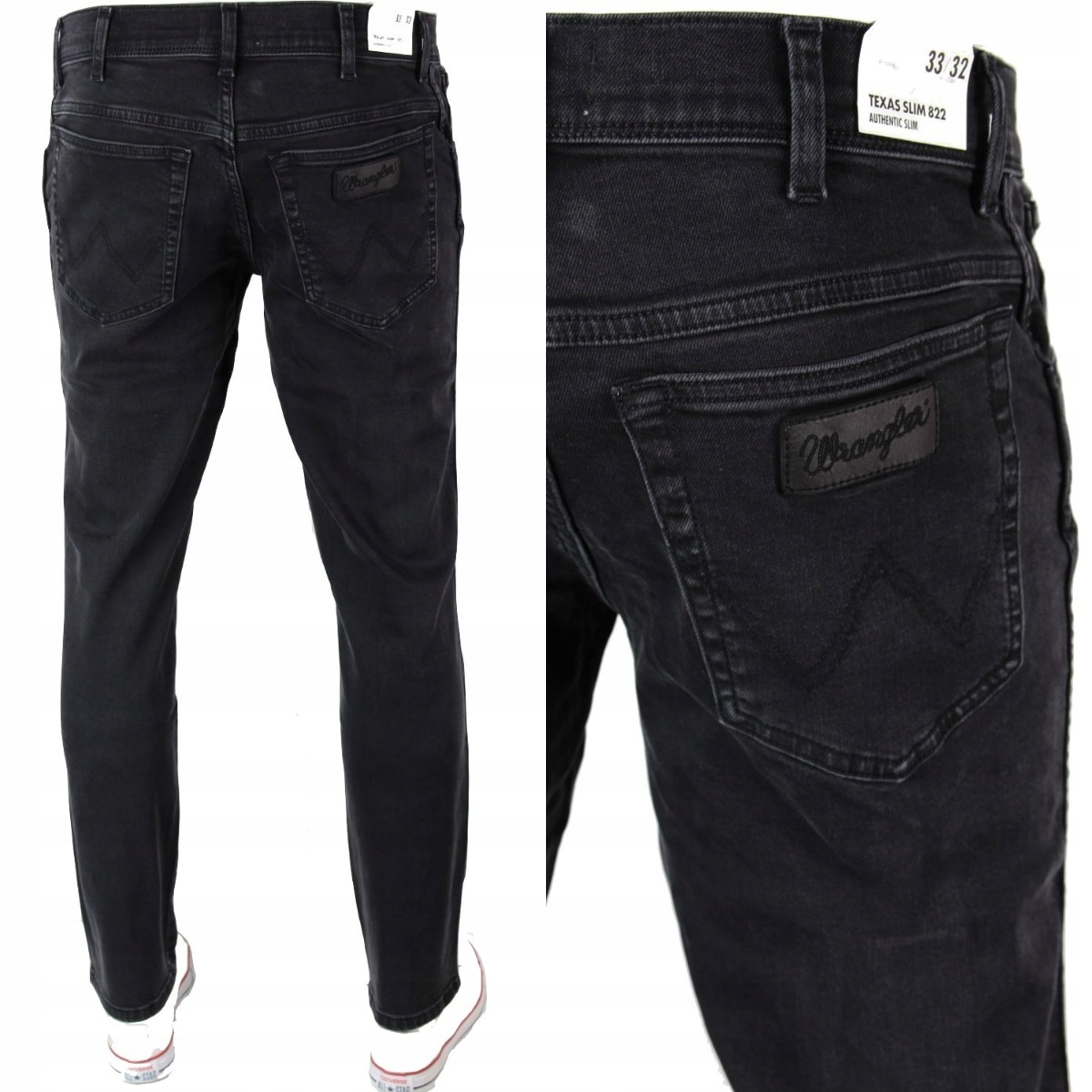 Wrangler Texas Slim Jeans Proste W38 L32