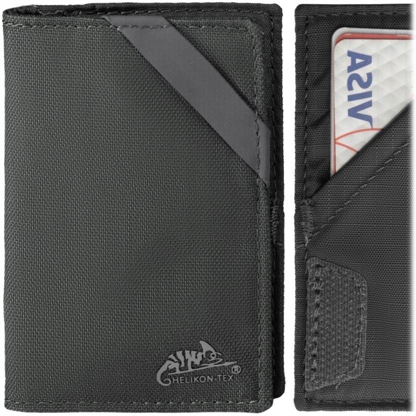 Portfel Męski Helikon Edc Mini na rzep lekki Cordura Shadow Grey