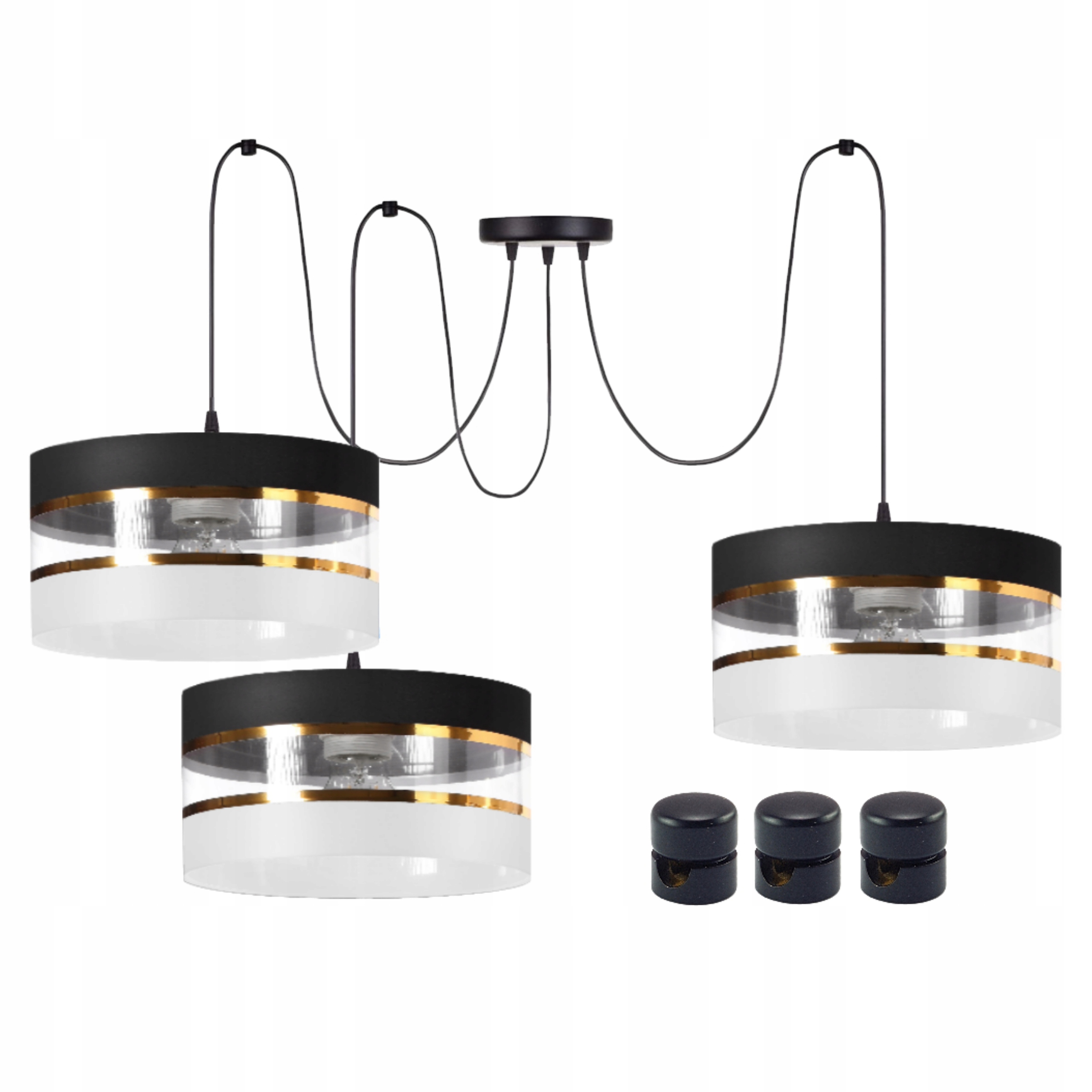 Závěsná Stropní Lampa Pavouk Spider Spyder Velké Led Stínidla Edison E27