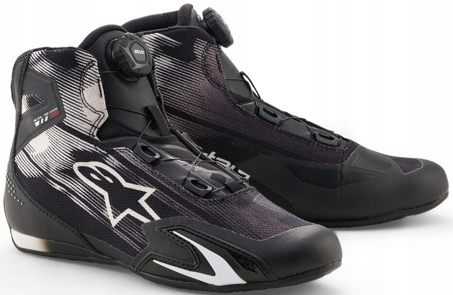 Motocyklové Topánky Alpinestars Celer Vented Black/white (40.5) 2510226-12-8