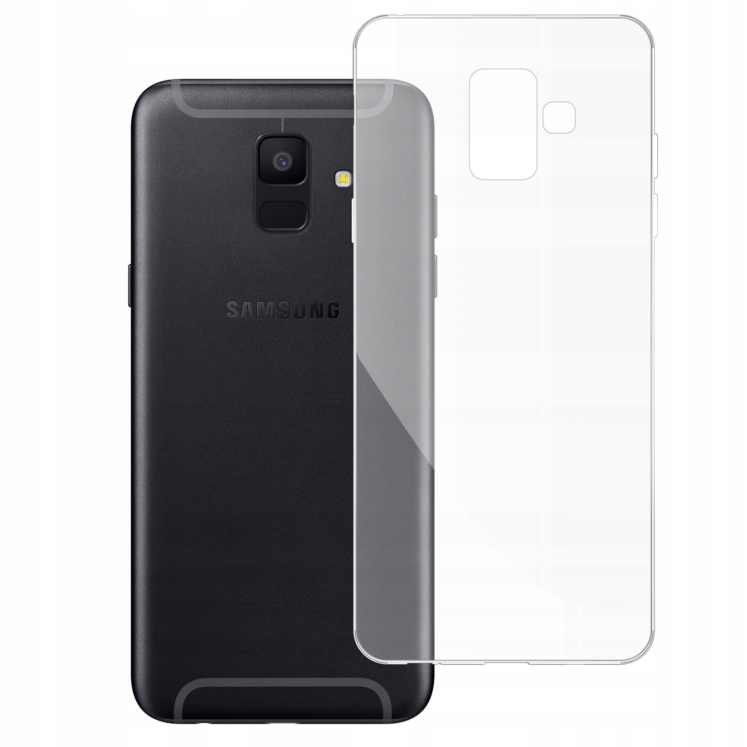 

Etui do Samsung Galaxy A6 2018 gumowe Slim Clear
