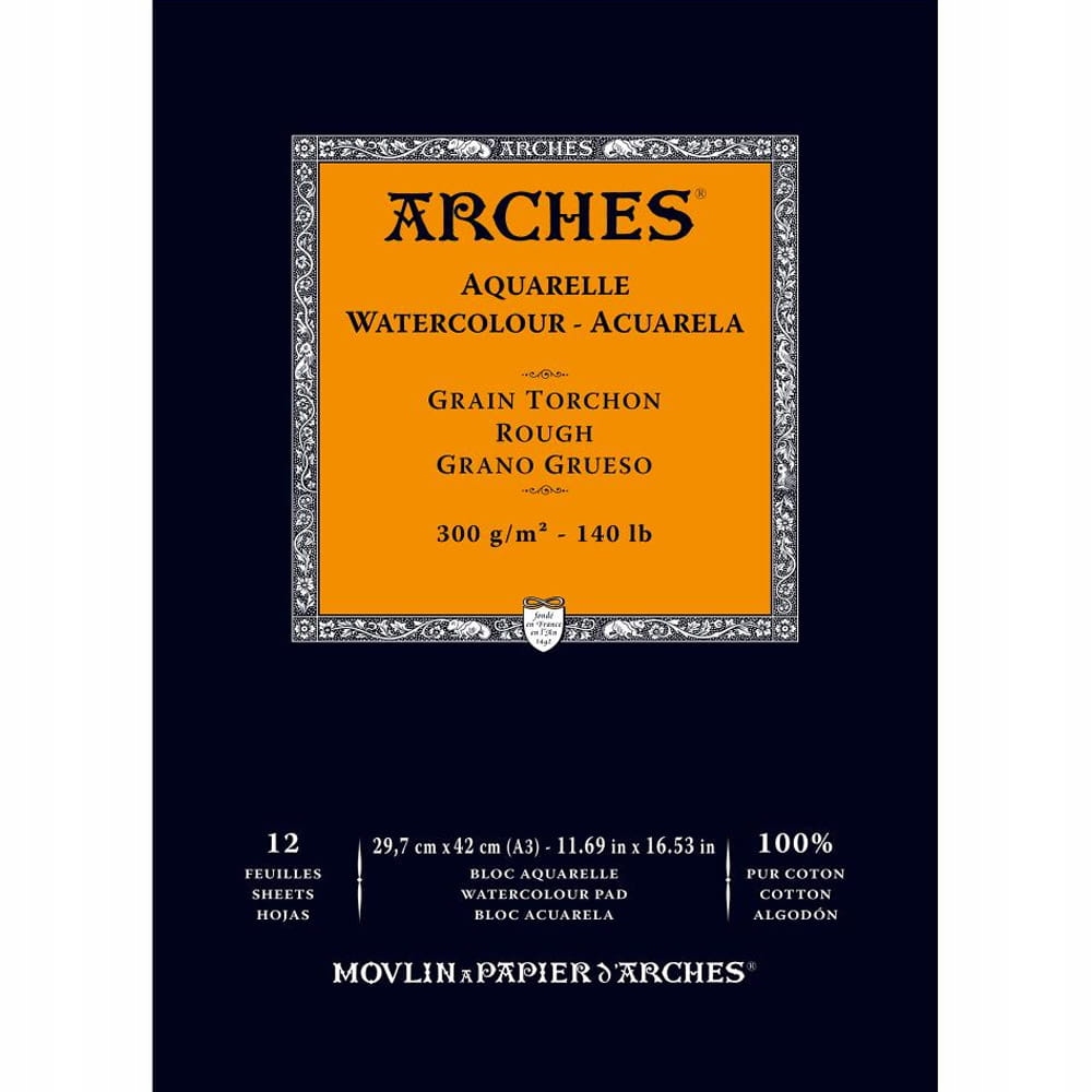 Blok do akwareli Arches A3 300g Torchon Rough