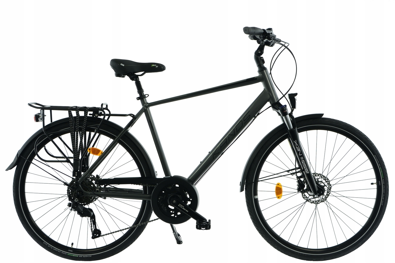 Rower Trekkingowy Kands 28 Verso V2 r19' grafitowy SHIMANO HYDRAULIKA r25M