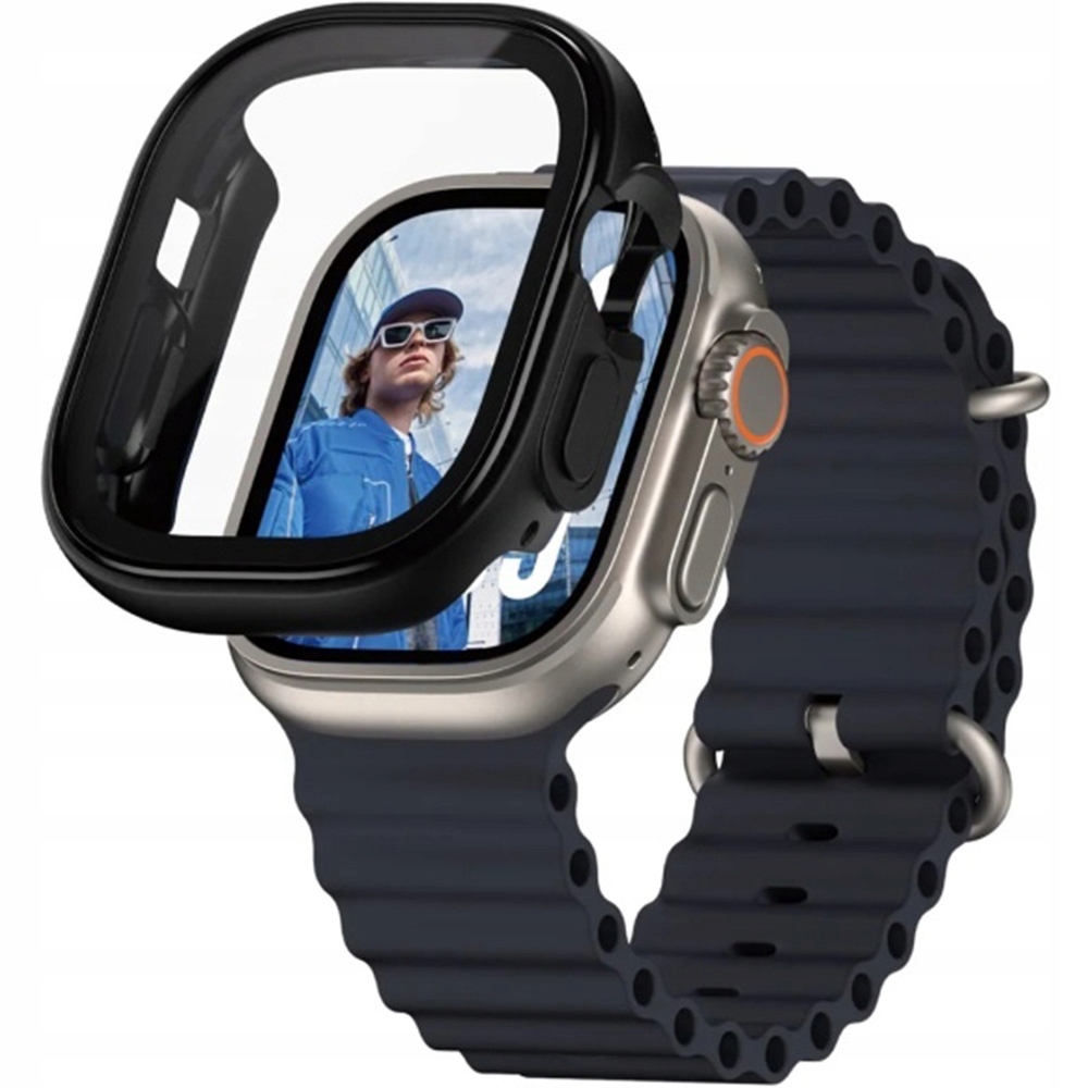 Pouzdro s ochranou displeje PanzerGlass pro Apple Watch Ultra 2/1 49 mm, pouzdro