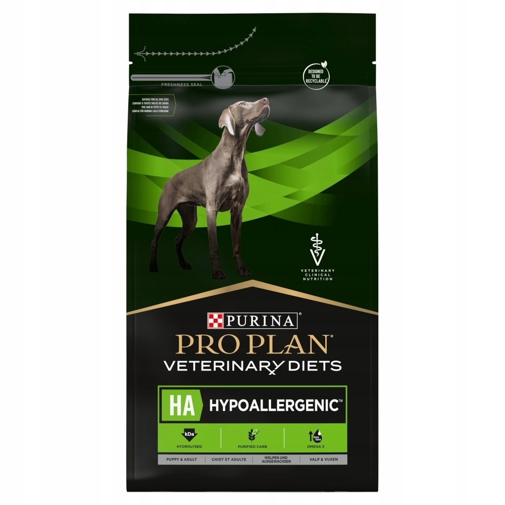 Levně Purina Pro Plan Veterinary Diets Ha Hypoallergenic Formula suché krmivo 3 kg