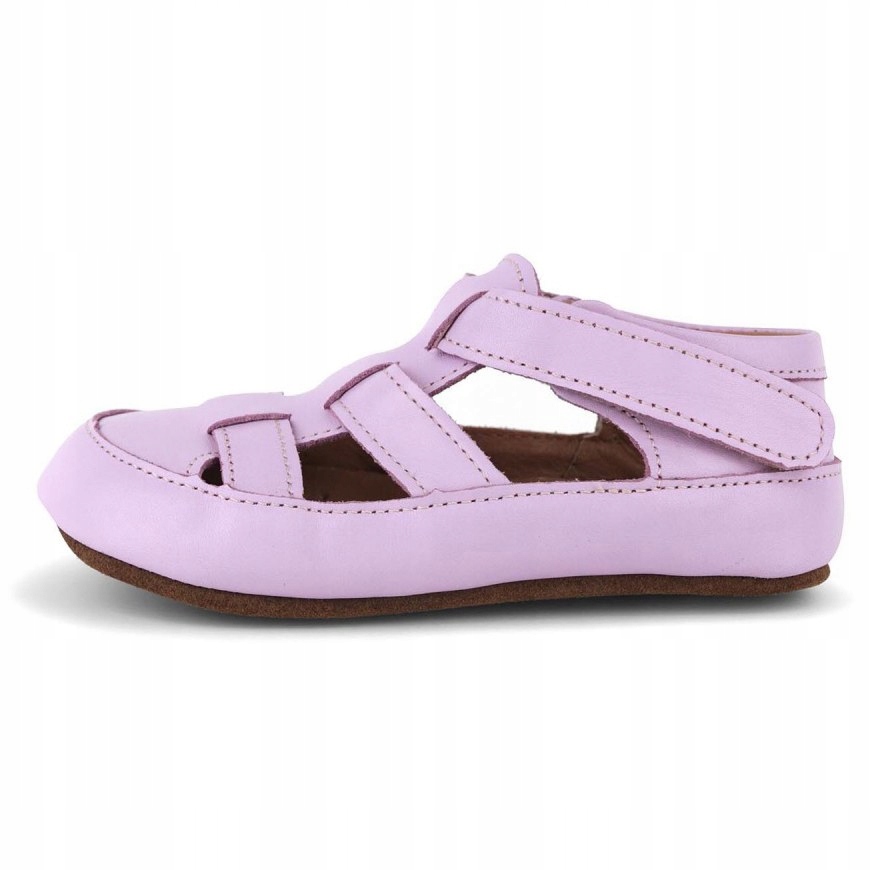 Kapcie Dziecięce Barefoot Ze Skóry Naturalnej Na Rzep Obex Alia ROZ.22