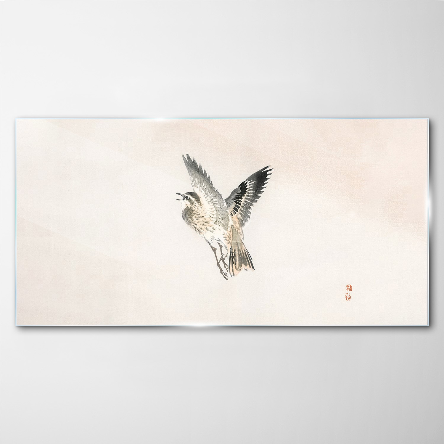 

Obraz szklany z nadrukiem Zwierzę ptak 100x50 cm