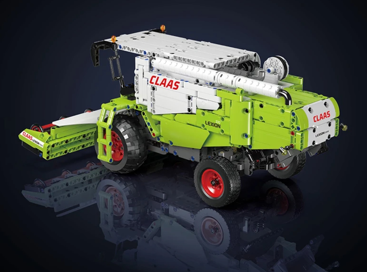Bloki transportlīdzekļa vadāms HARVESTERS CLAAS 1265-bloki 2-dzinēju pilots 40cm. Bērna vecums 7 gadi+