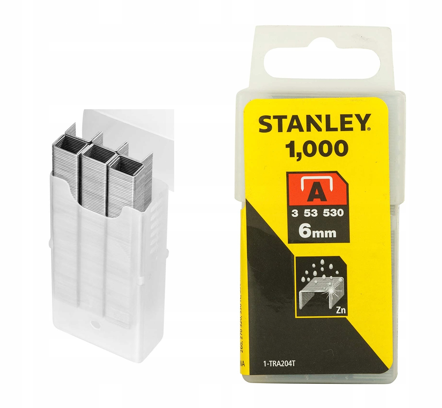 ZSZYWKI ZSZYWKA TYP A 6MM 1000SZT TAPICER STANLEY