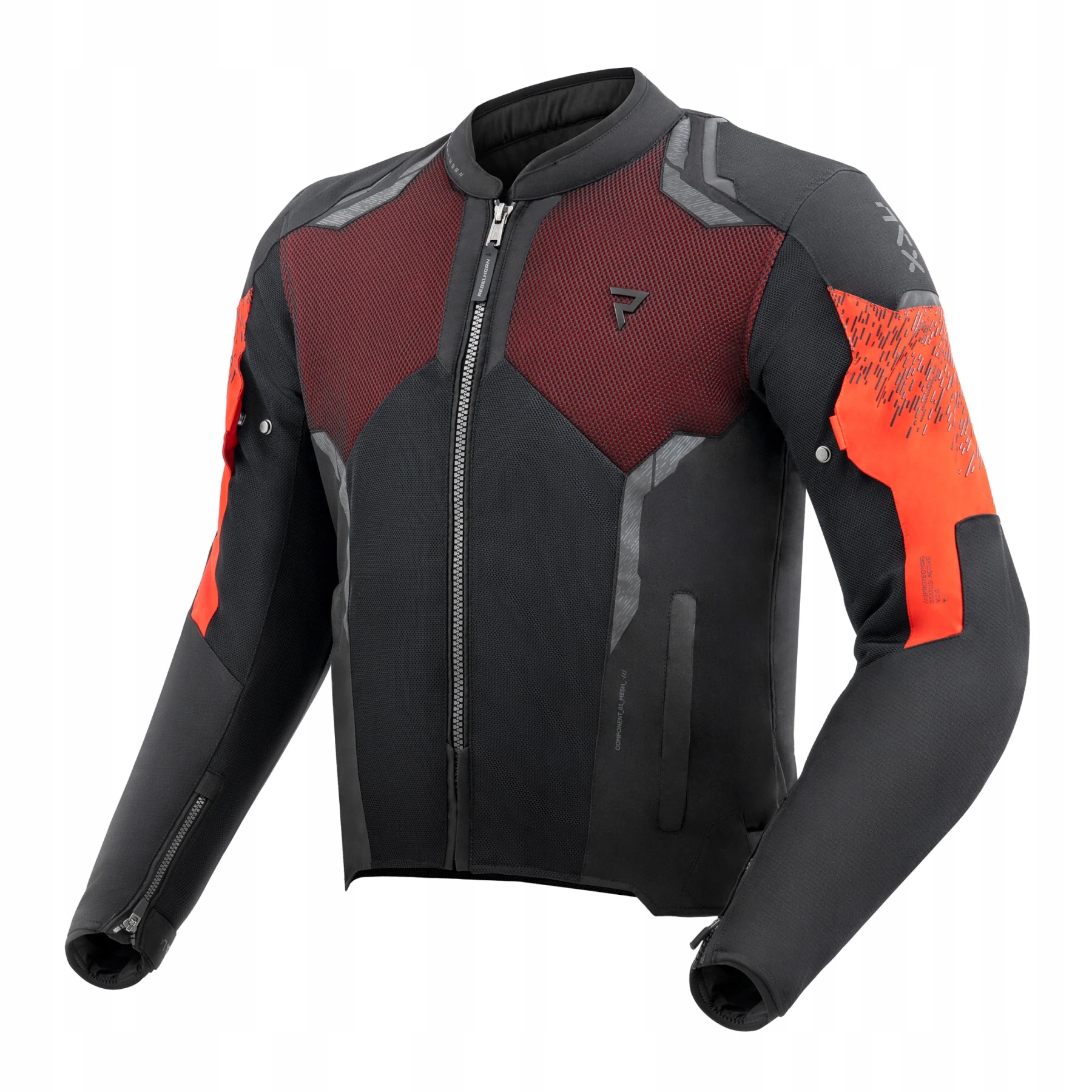Motocyklová Bunda Rebelhorn Jax Textilná Membrána Mesh Na Mesto veľ. 3XL