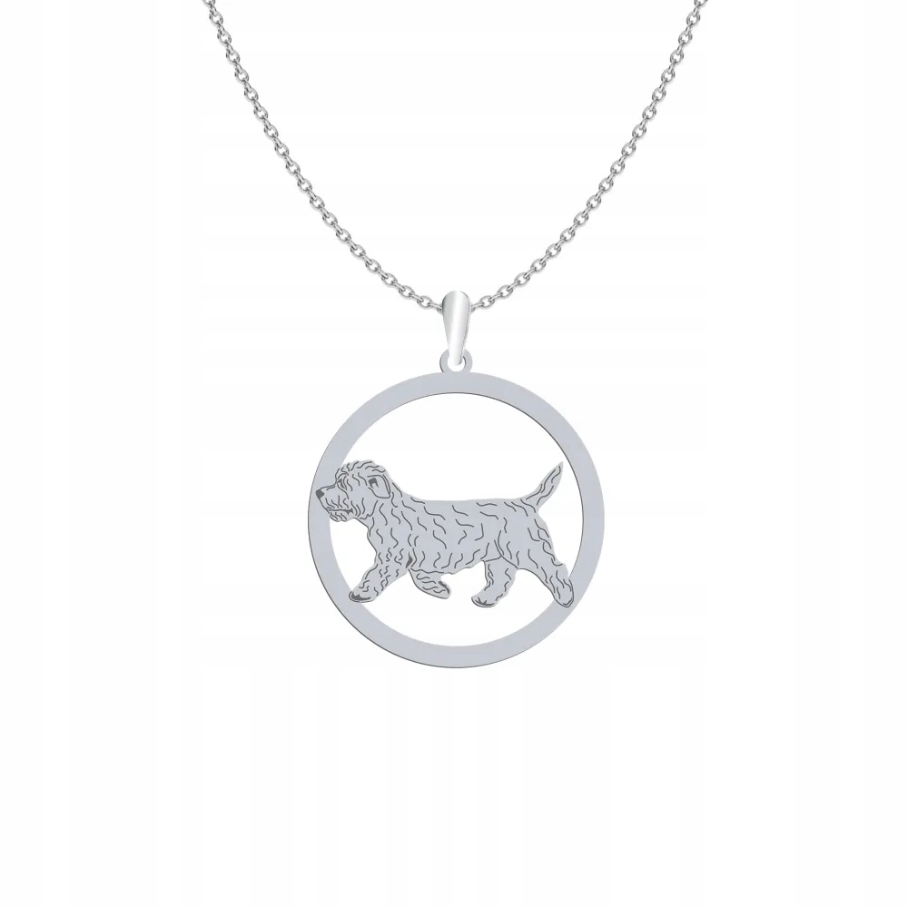 Stříbrný náhrdelník 925 s psem Irish Glen of Imaal Terrier Šperky Gravírování