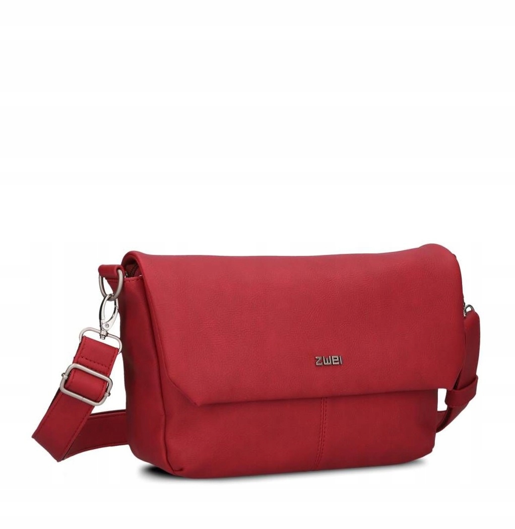 Kabelka crossbody Zwei M60 Lip tmavě červená