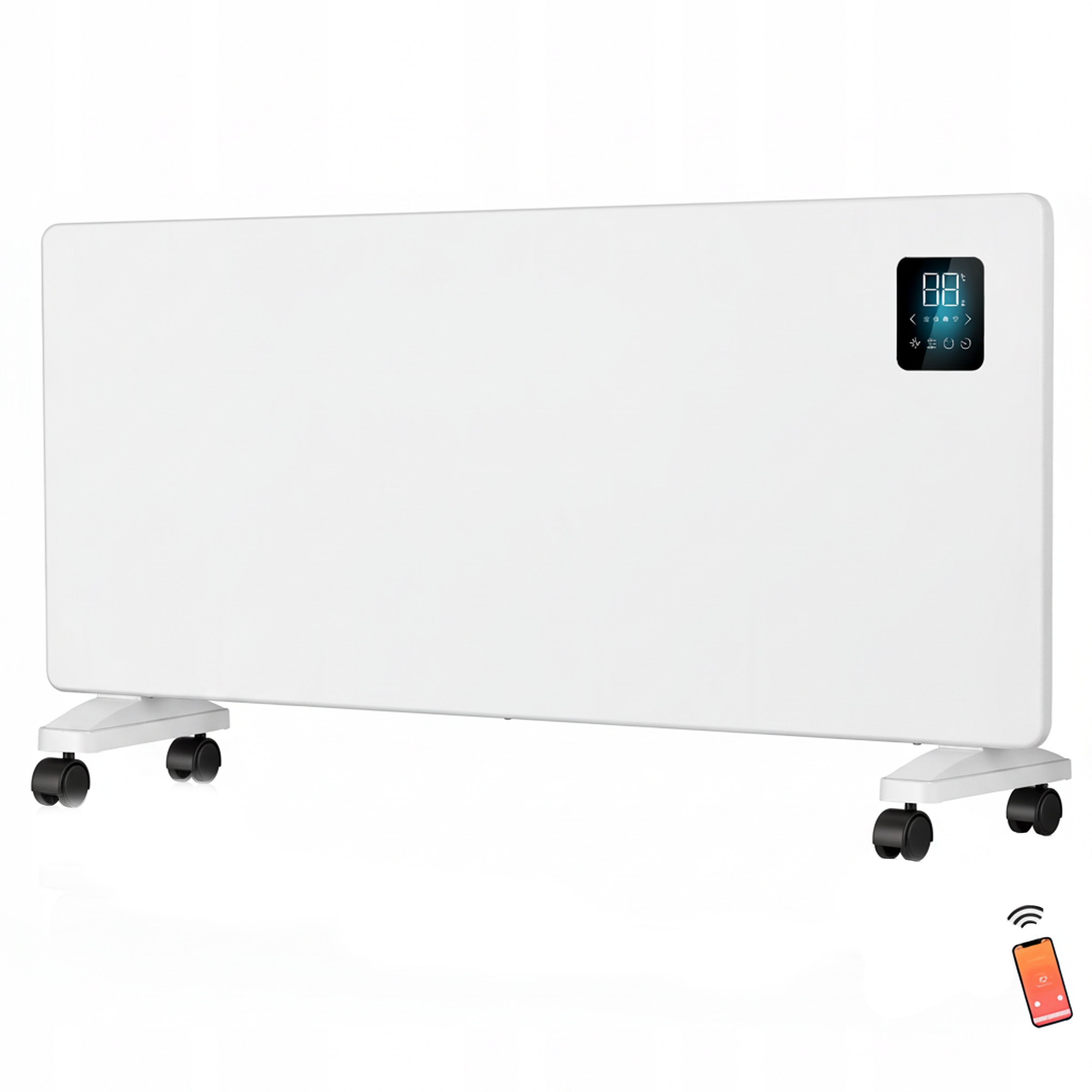 Boste Grzejnik Elektryczny Konwektorowy Energoszczędny 2500W Smart Wifi Led