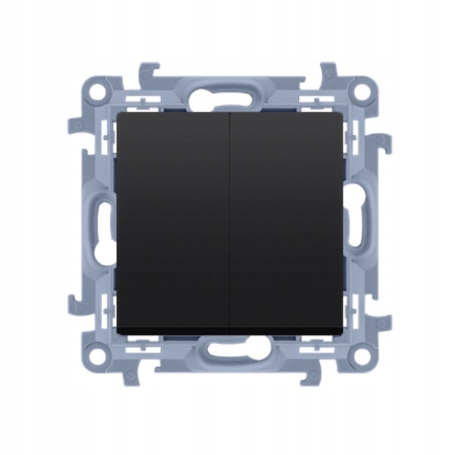 

Simon 10 Łącznik Podwójny Świecznikowy Czarny Mat