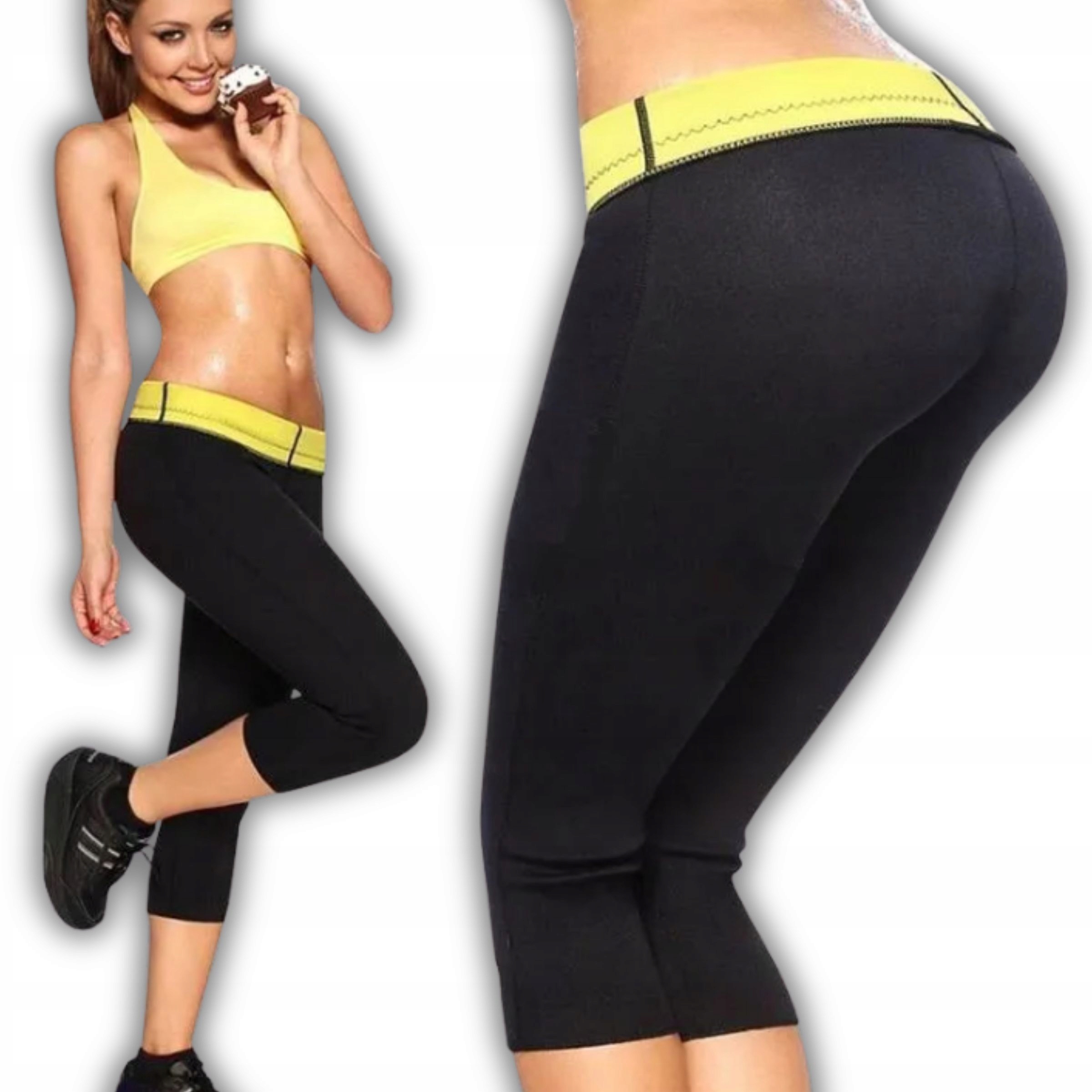 Spodenki Spodnie Neoprenowe Fitness Wyszczuplające Treningowe Rozmiar XL