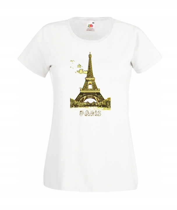 

XL Koszulka Damska Miasta Paryż Paris Wieża