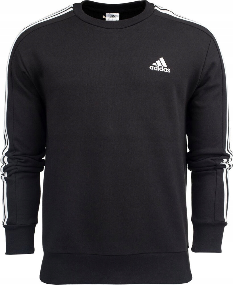 Pánská Mikina Adidas Essentials French Terry 3-STRIPES Černá IC9317 velikost L