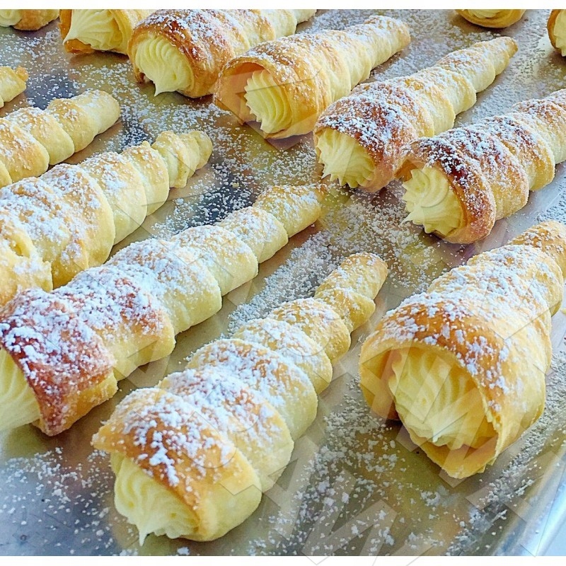 DUŻE FOREMKI RURKI DO CIASTEK RUREK Z KREMEM 10 szt 14cm ŚREDNICA 3,5cm #14 Funkcje inne