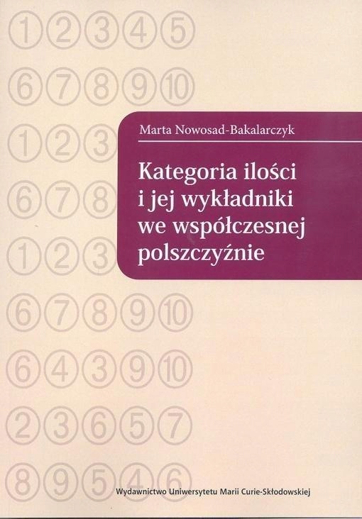 KATEGORIA ILOŚCI I JEJ WYKŁADNIKI WE WSPÓŁCZESNEJ