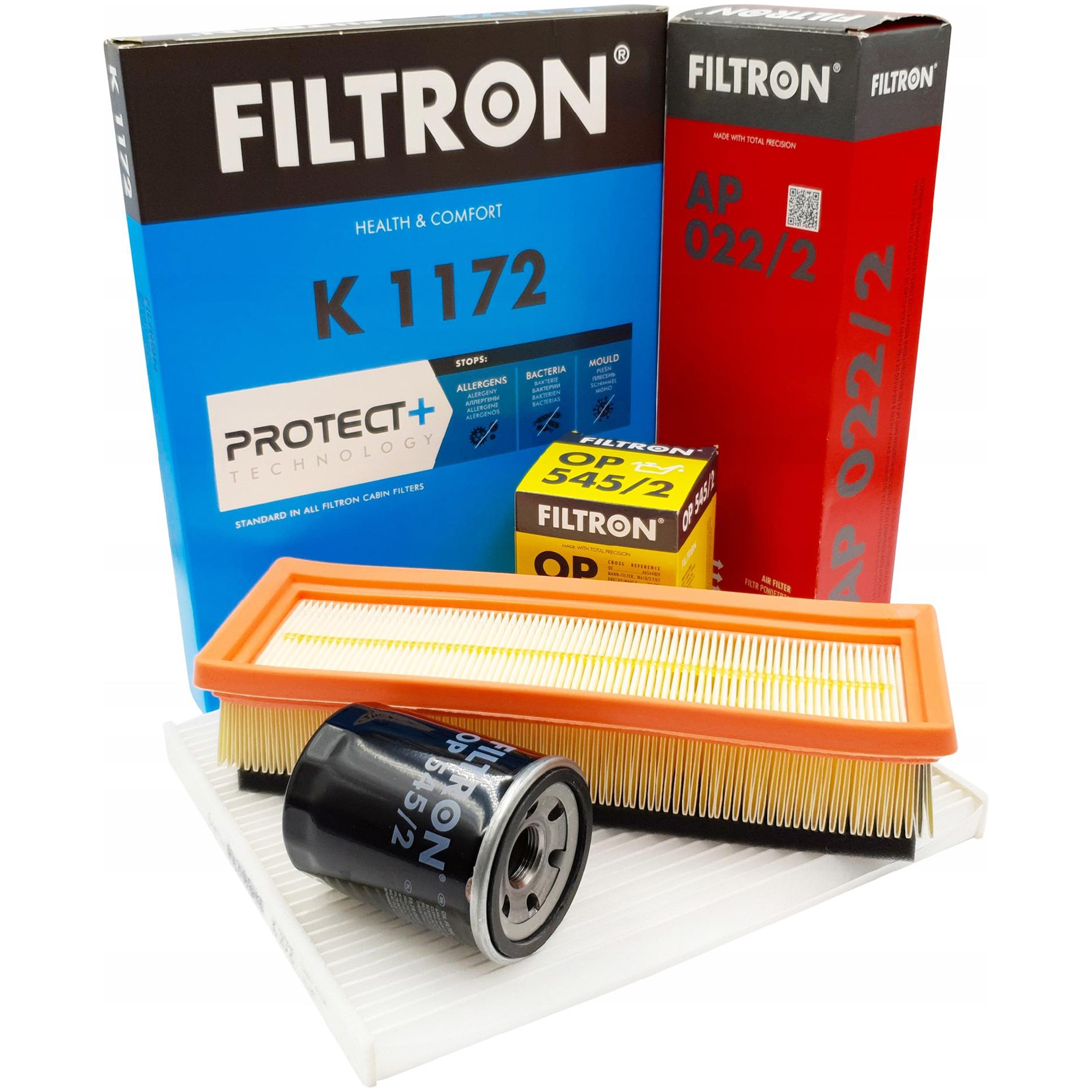 Zestaw filtrów FIAT GRANDE PUNTO 1.2 1.4 FILTRON