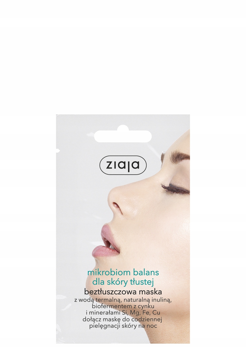 Ziaja maseczka mikrobiom balans dla skóry tłustej