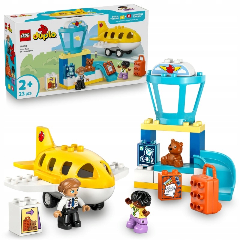 Lego Duplo 10443 Poprvé na letišti Kreativní hra pro batolata se stavebni