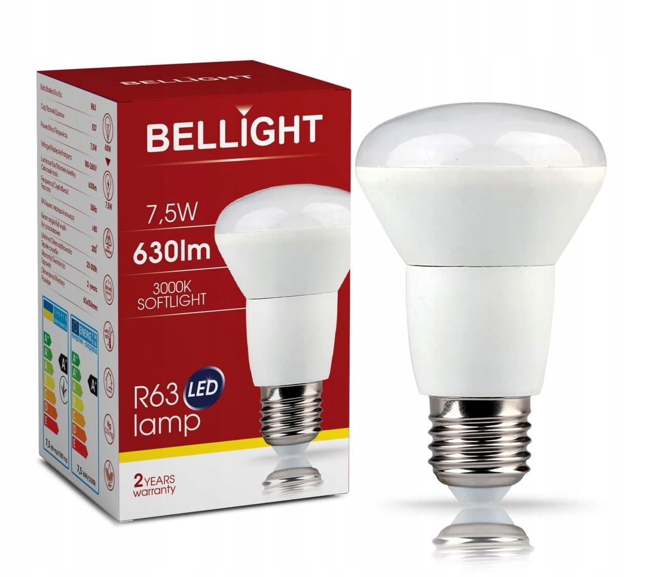

Żarówka Led R63 230v 7,5w 3000k e27 Grzyb