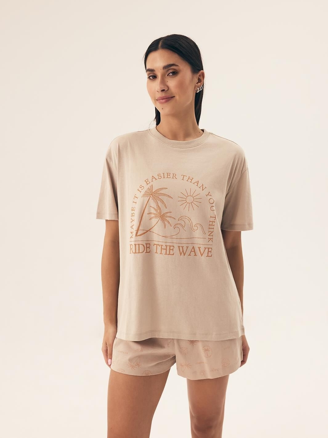 Piżama Henderson Ladies 42672 Nules Kr/R S-2Xl S nude