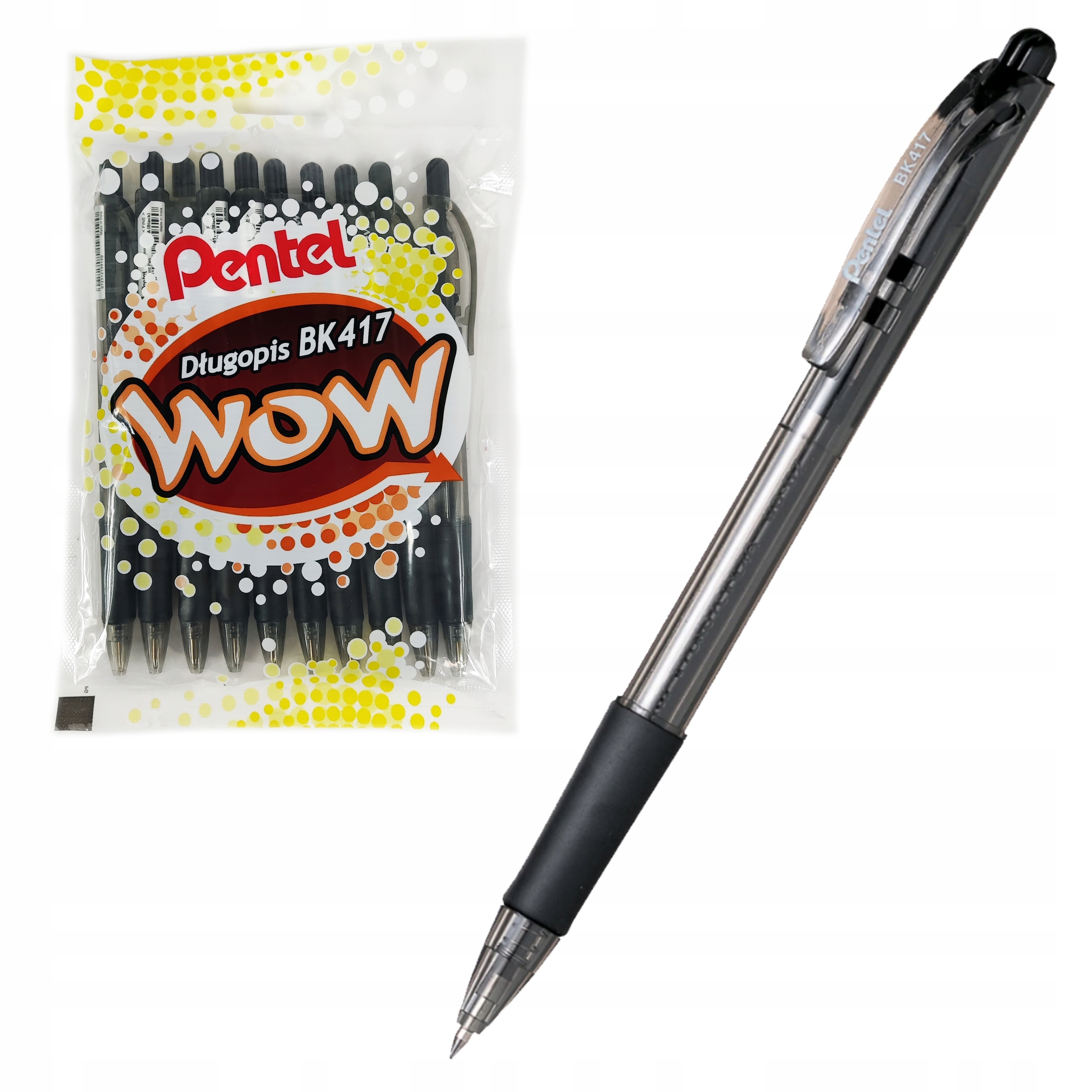 

Długopis Pentel BK417 Czarny 10 Sztuk