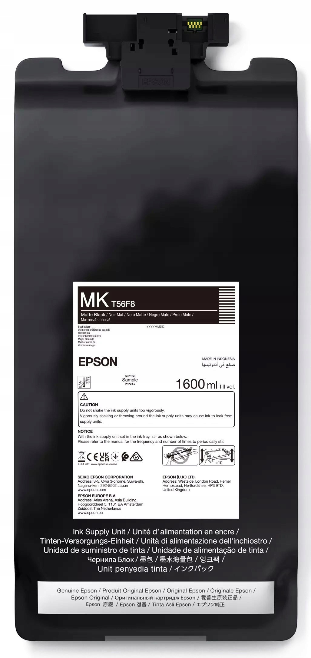 Epson P-Series 64" Matte Black Iips Ink 1600ml