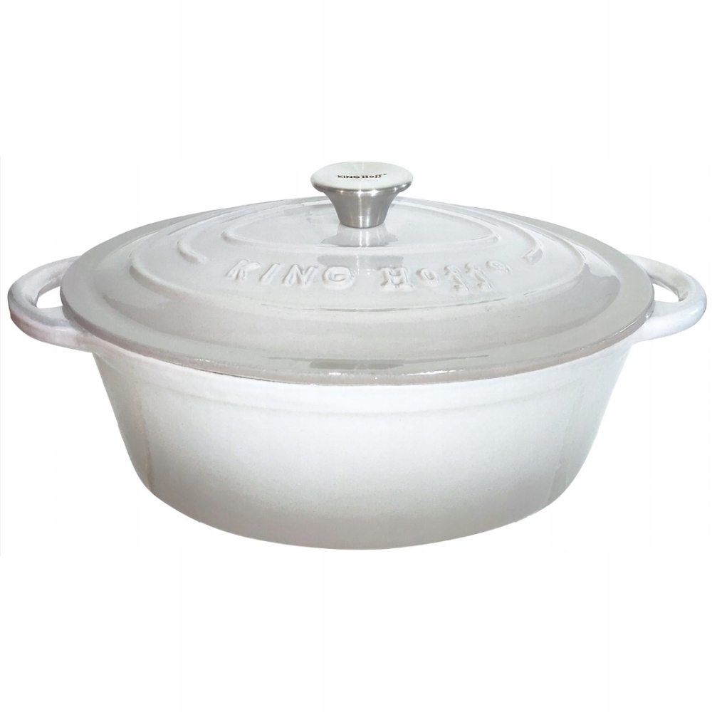 Pekáč litinový na plyn a indukci 33x26x11,5 cm, 6,2 l, šedý KINGHoff