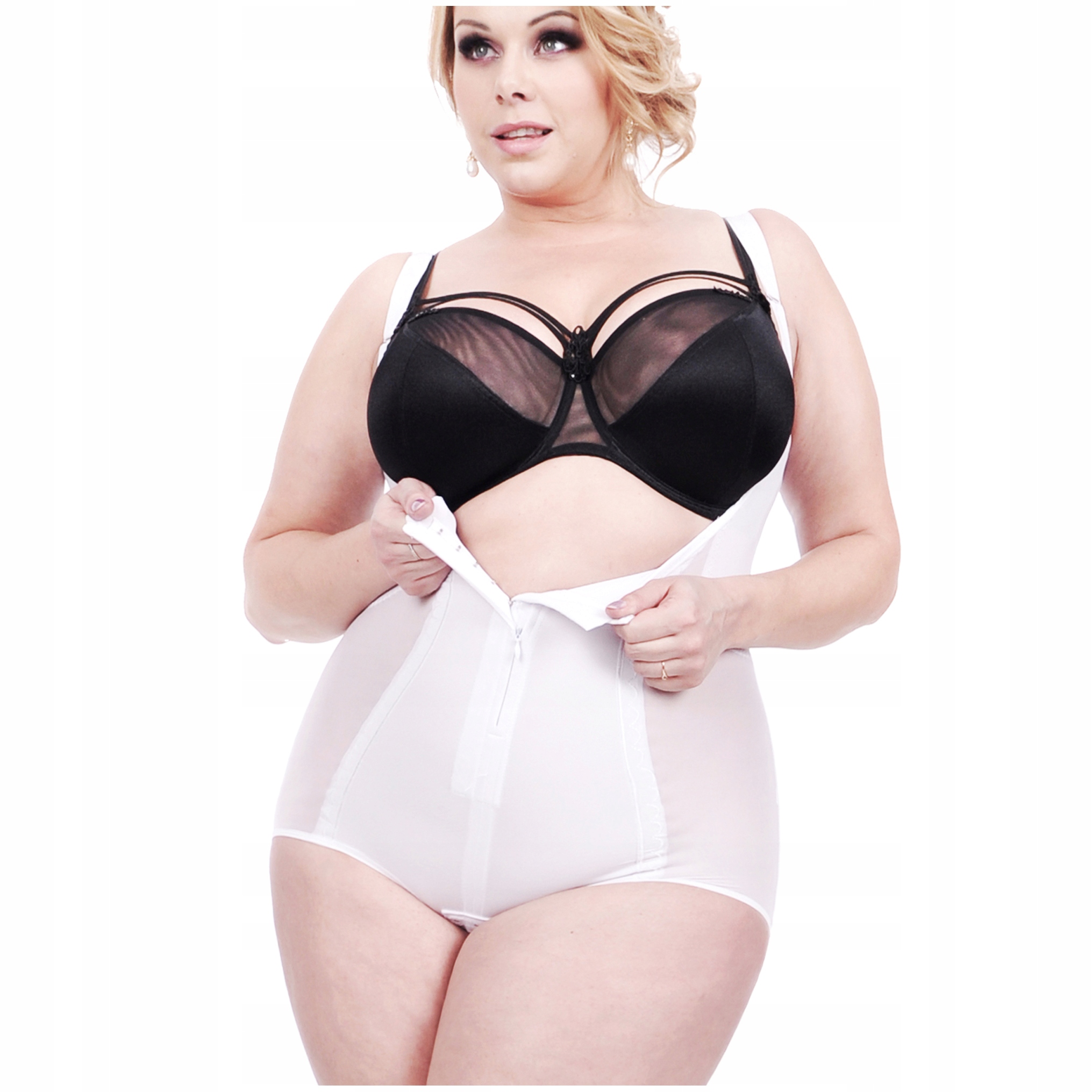 Orirose Body silně Zeštíhlující Břicho modelující pas a boky Size Plus