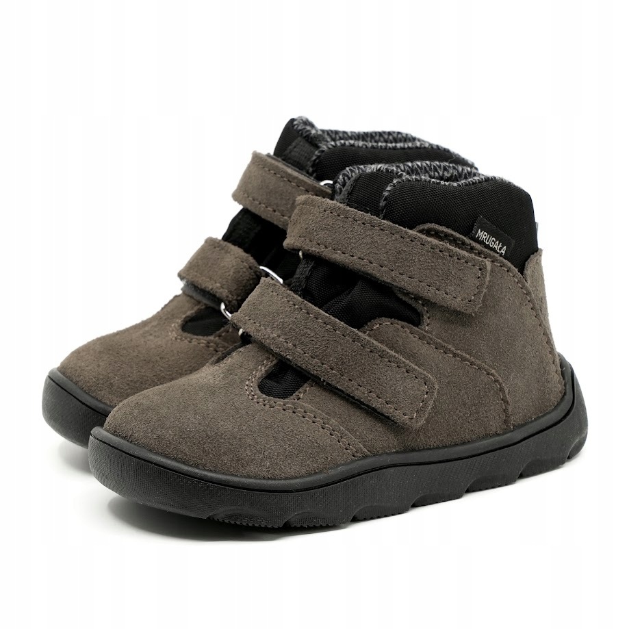 Mrugała Madi 6323/6-80 Grey Barefoot Te-por na rzepy roz.32