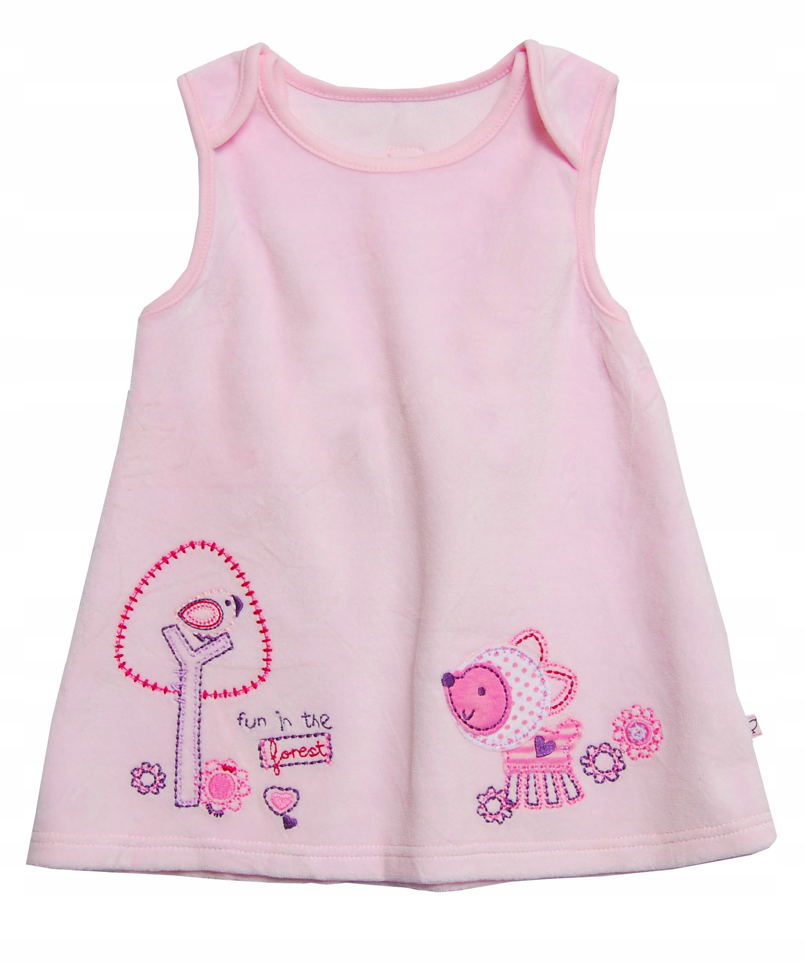 

M&s Śliczna Welurkowa Sukienka r. 69cm, 2-Gat