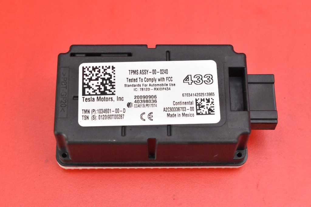 ODBIORNIK TPMS 1034601-00-D TESLA S LIFT AWD PERFORMANCE 16-21