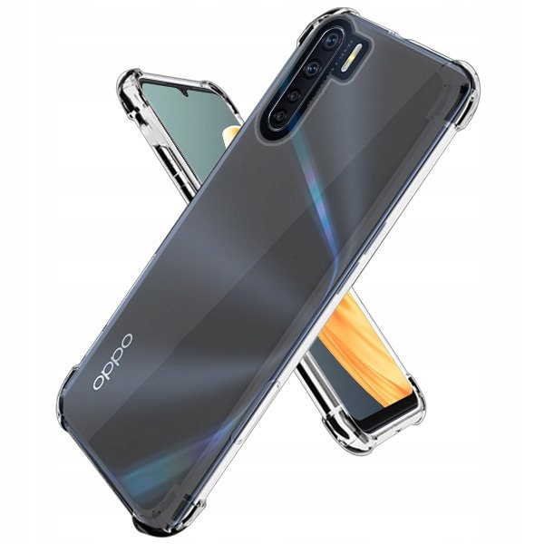 

Etui Anti-shock Clear + Szkło do Oppo A91