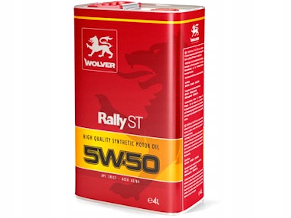

Olej silnikowy Wolver Rally St 5W-50 4L