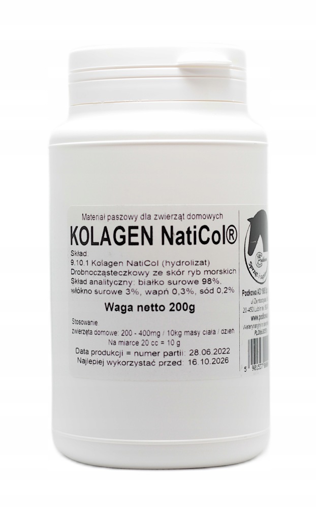 Podkowa Kolagen NatiCol ryb oceanicznych 200g proszek