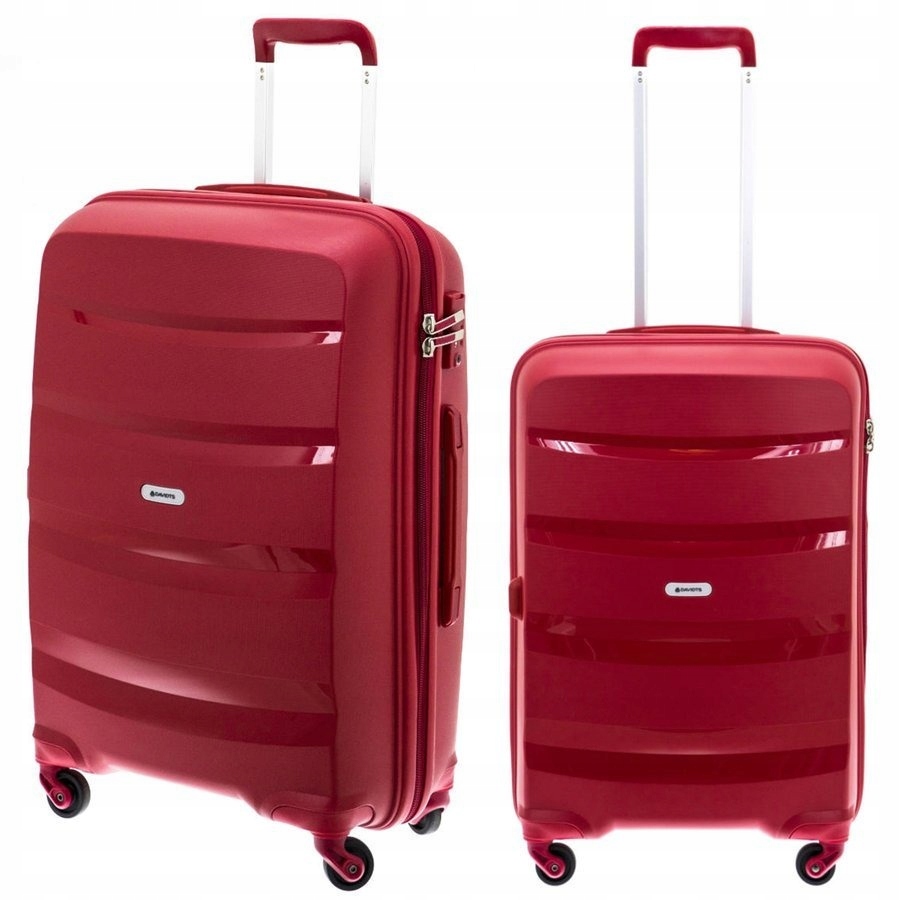 Красный путешествия чемодан средний на колесах 59 л