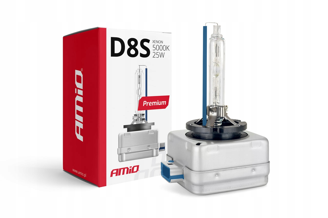 

Żarówka Żarnik Xenon Ksenon D8S 5000K Premium AMiO