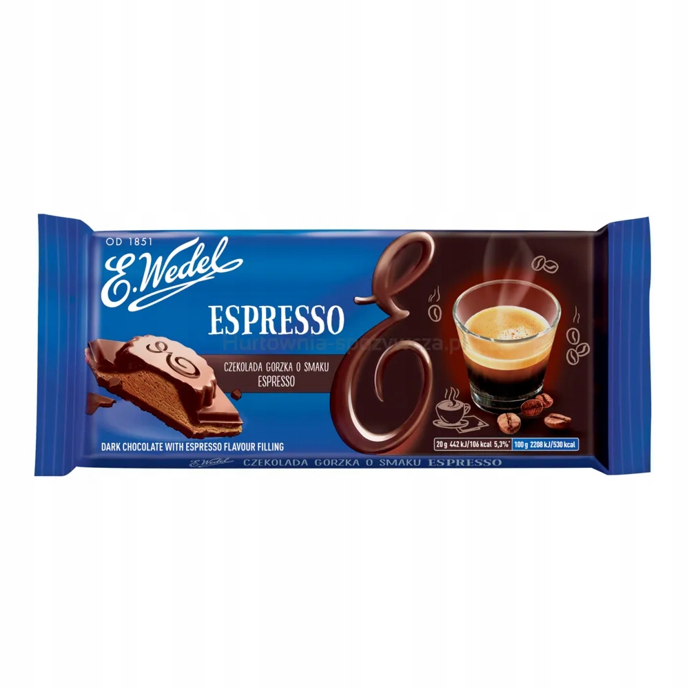 Levně Wedel Hořká Čokoláda s příchutí espresso 100 g