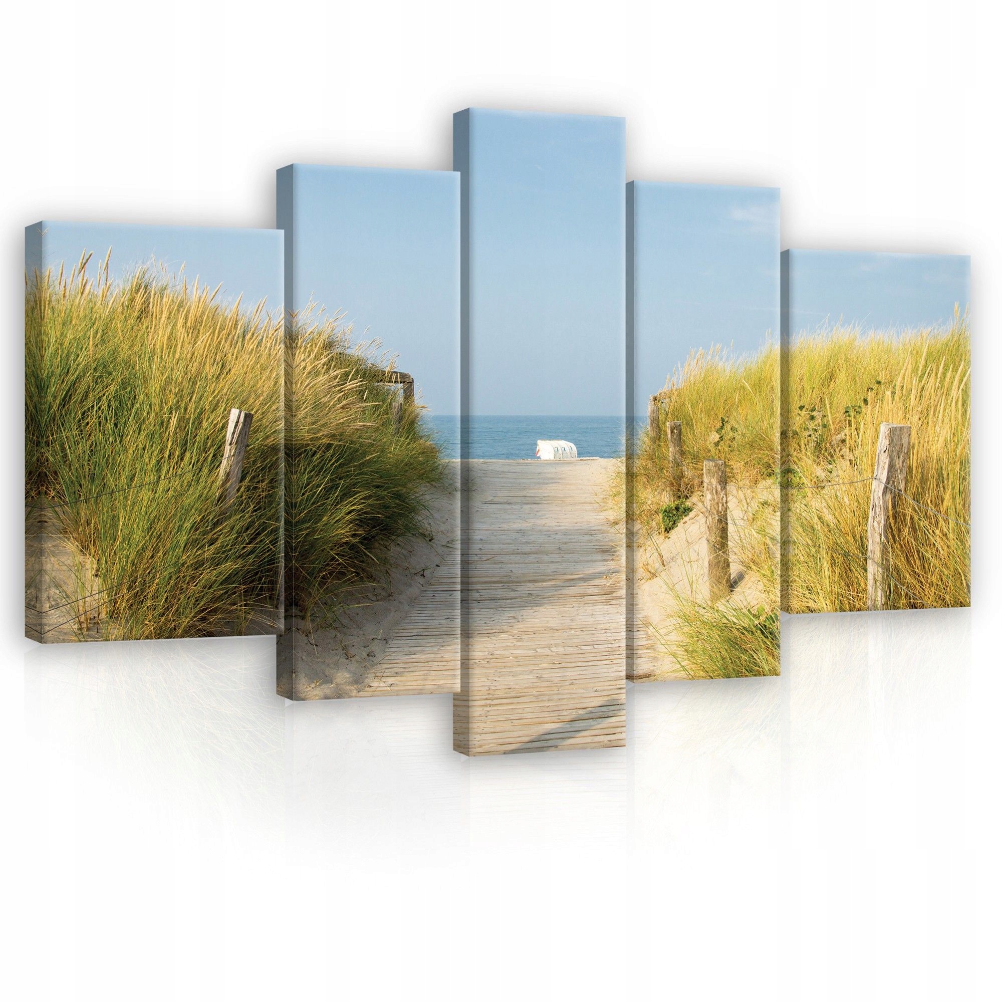 Obraz 170x100 Divoká pláž duny more leto pokoj príroda piesok obloha