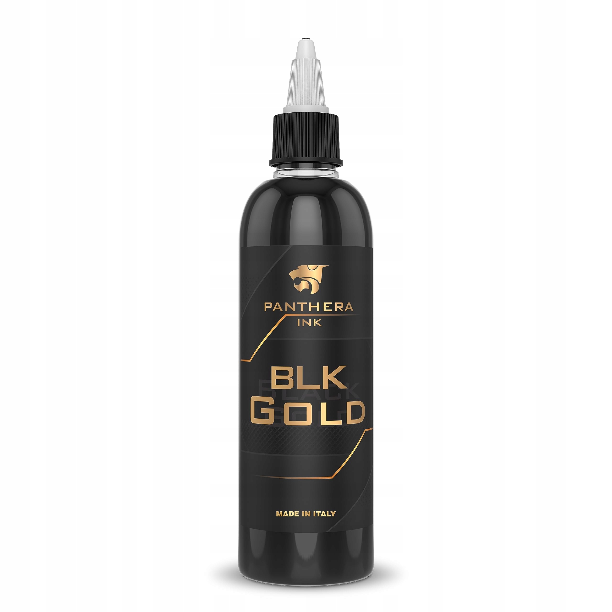 Panthera Black Gold 150ml I Blk I Czarna farba do tatuażu