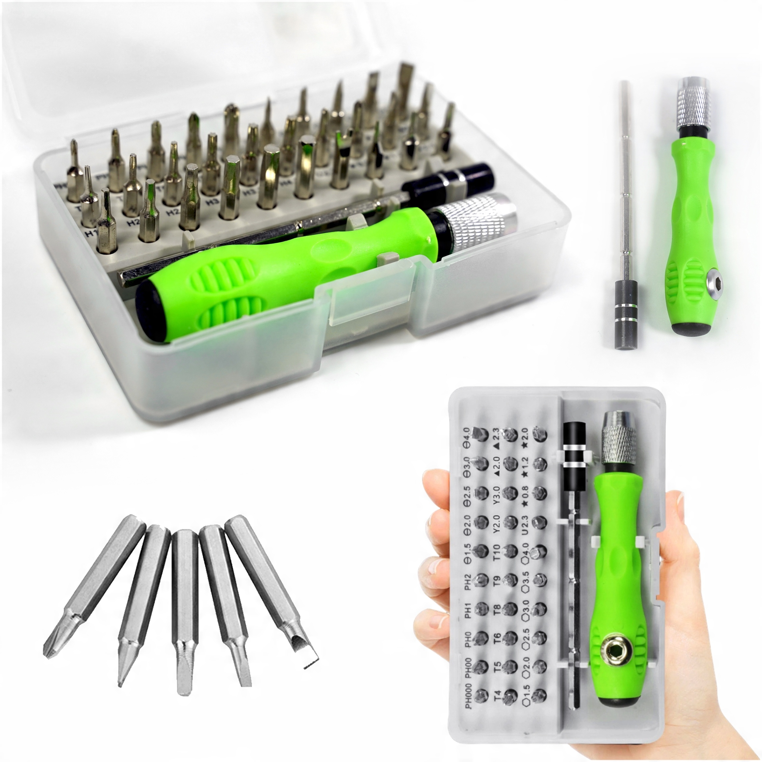 

Zestaw Precyzyjnych Śrubokrętów 32w1 Torx Wkrętaki
